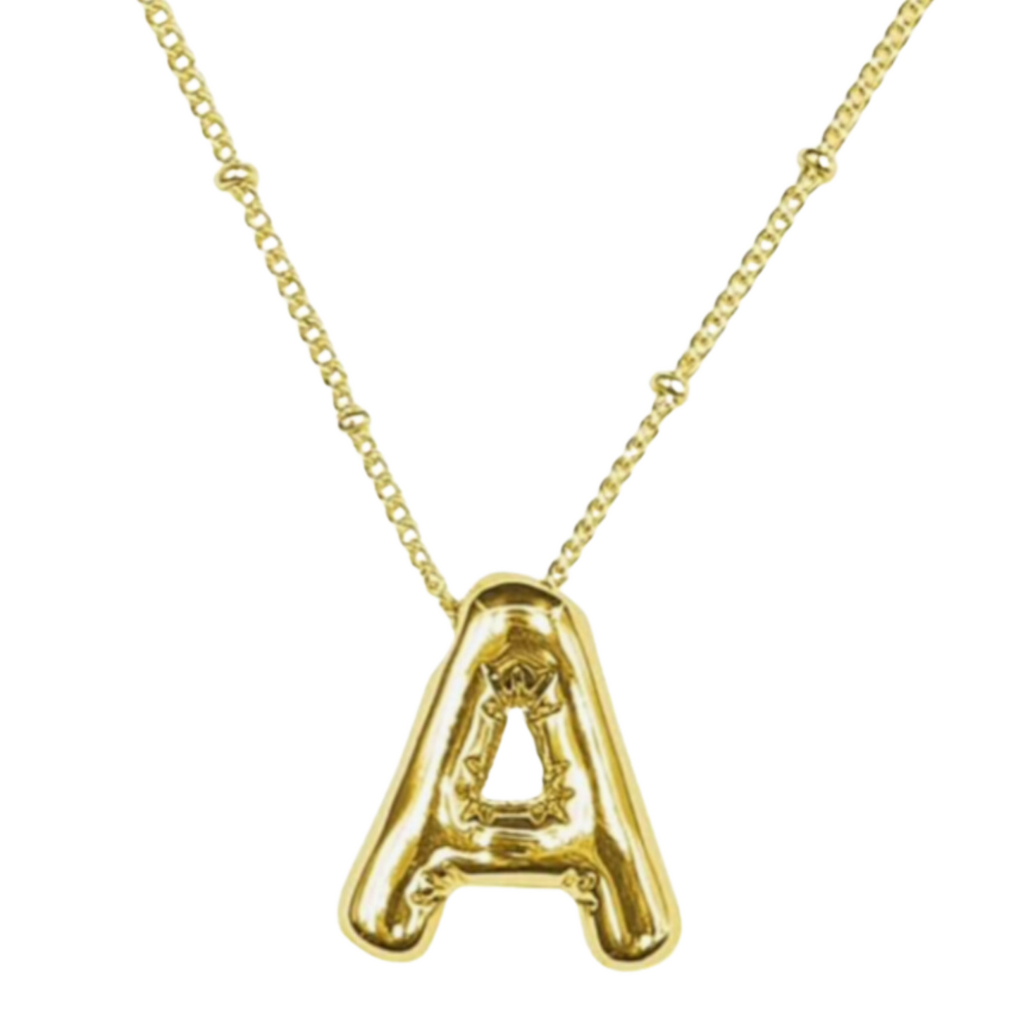 Balloon Initial Necklace