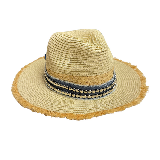 Baja Frayed Straw Hat