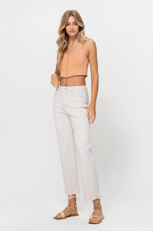 90s Vintage Straight White