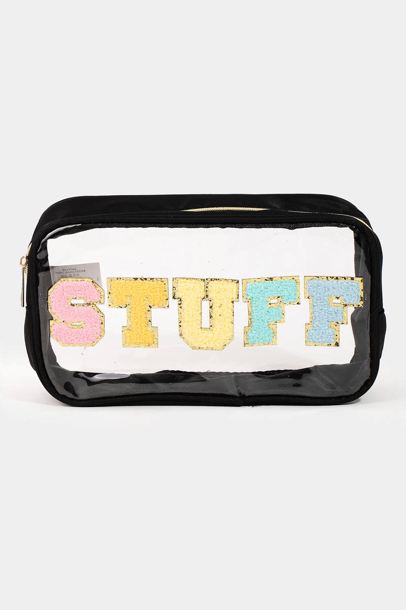 See Through Stuff Print Cosmetic Bag