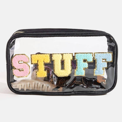 See Through Stuff Print Cosmetic Bag