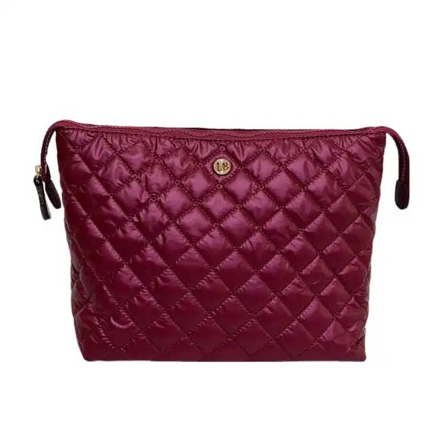 The Debra Diamond Cosmetic Bag Cabernet