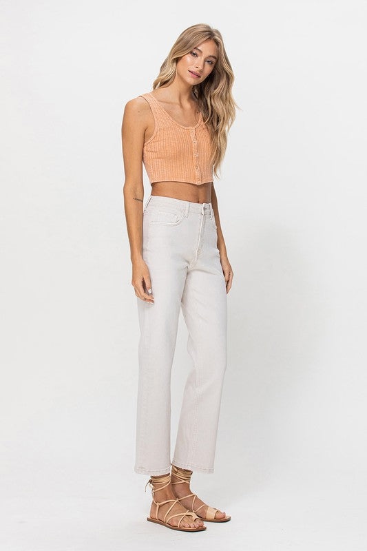 90s Vintage Straight White