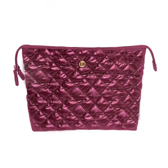 The Debra Diamond Cosmetic Bag Cabernet