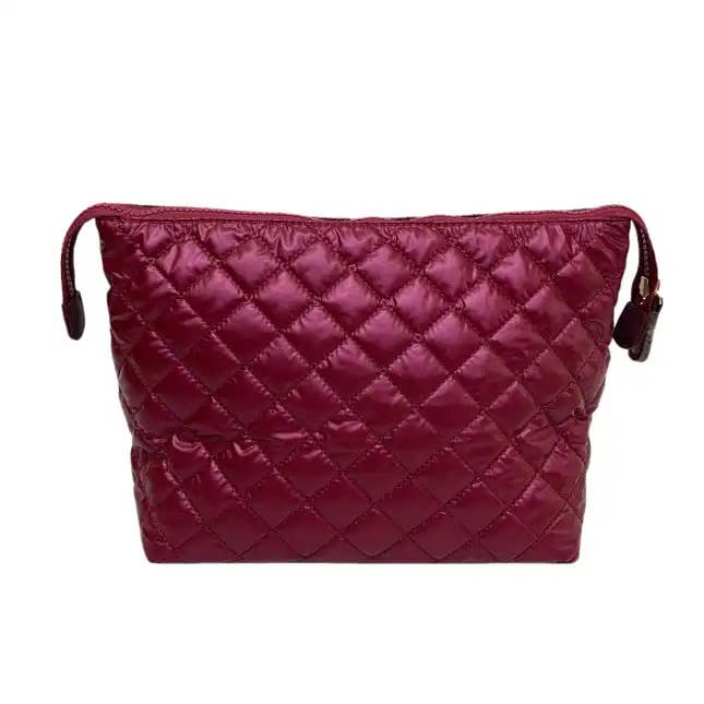 The Debra Diamond Cosmetic Bag Cabernet