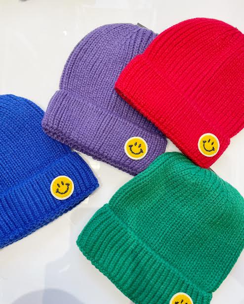 Smiley Face beanies