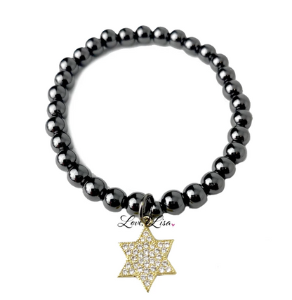 Hannah's Beautiful Jewish Star Hanukkah Bracelet