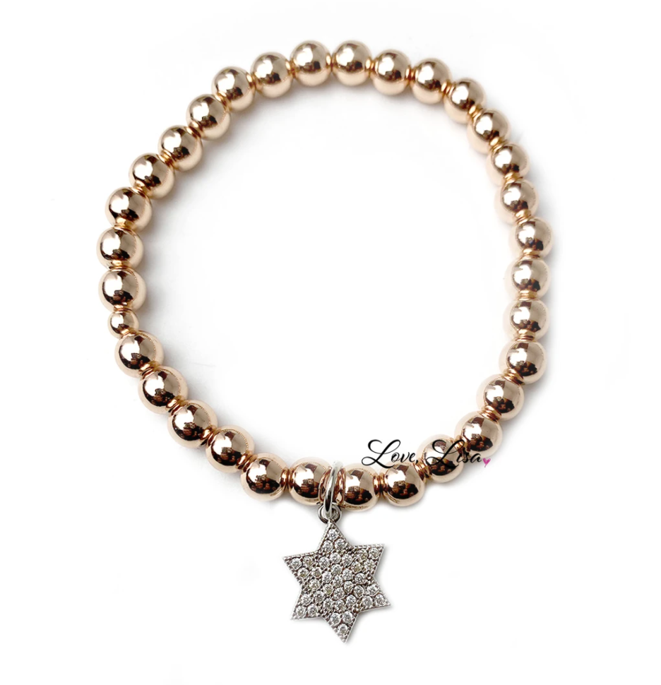 Hannah's Beautiful Jewish Star Hanukkah Bracelet