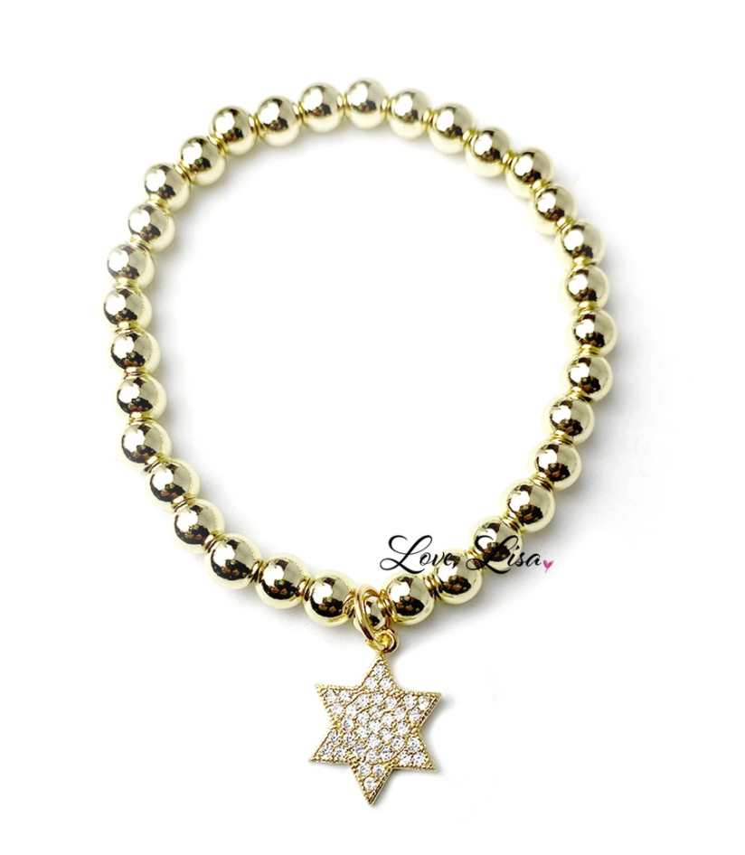 Hannah's Beautiful Jewish Star Hanukkah Bracelet
