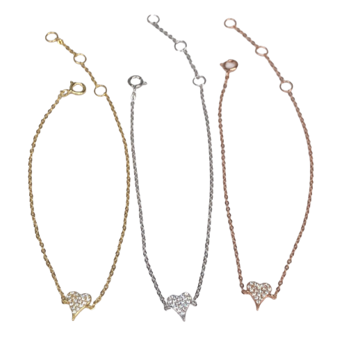 Dainty Mini Heart Bracelet