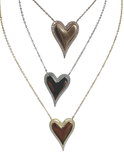 Sparkly Heart Necklace