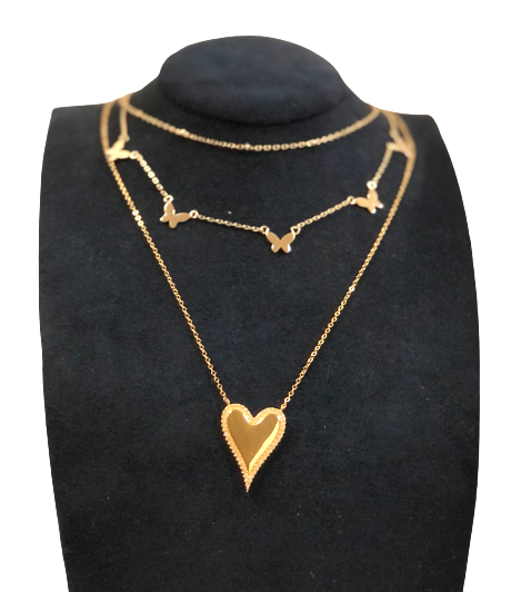 Sparkly Heart Necklace