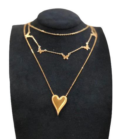 Sparkly Heart Necklace