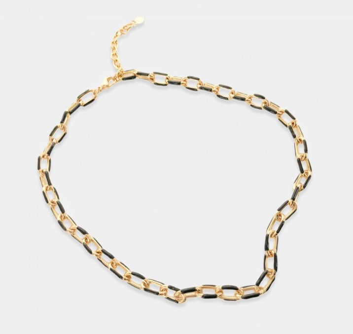 Enamel Paperclip Chain