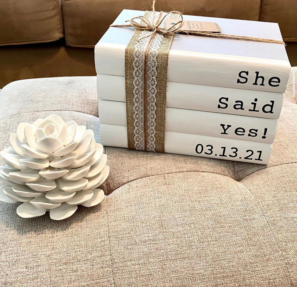 Personalized Book Stack