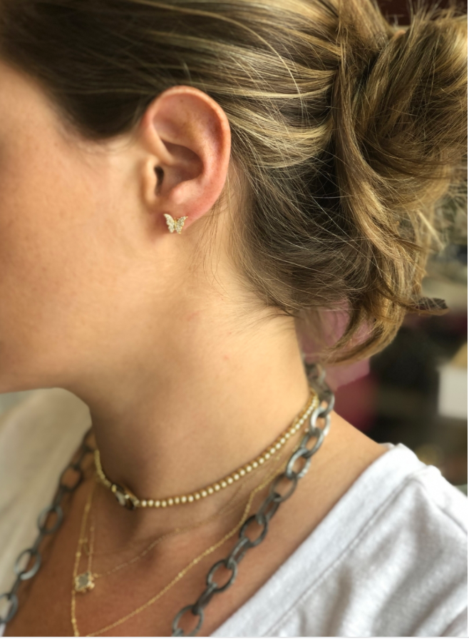 Mini Butterfly Earrings