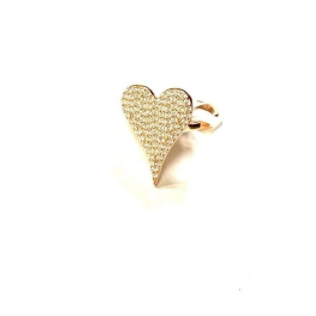 Pave Heart Ring