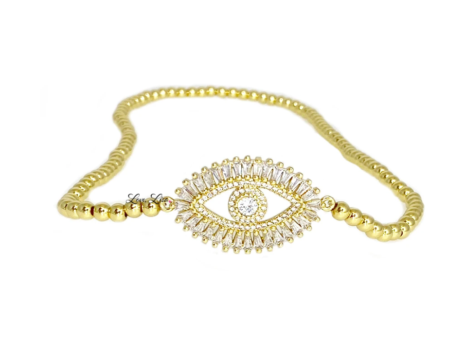 Glamorous Evil Eye Choker Necklace