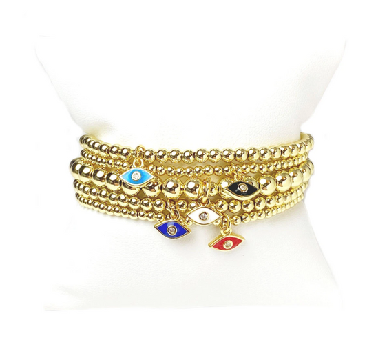 Mini Evil Eye Bracelet Set