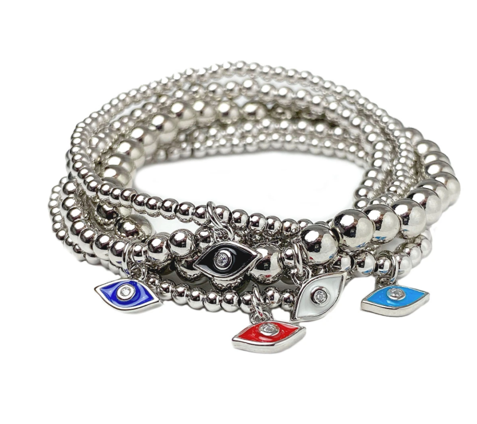 Mini Evil Eye Bracelet Set