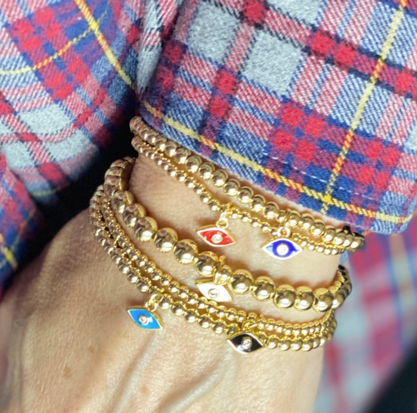 Mini Evil Eye Bracelet Set