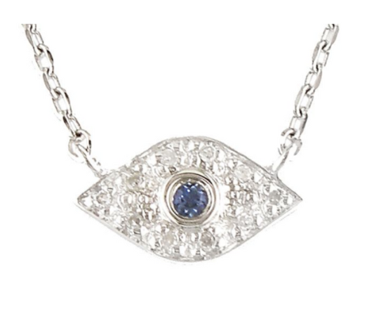 Diamond Evil Eye Necklace