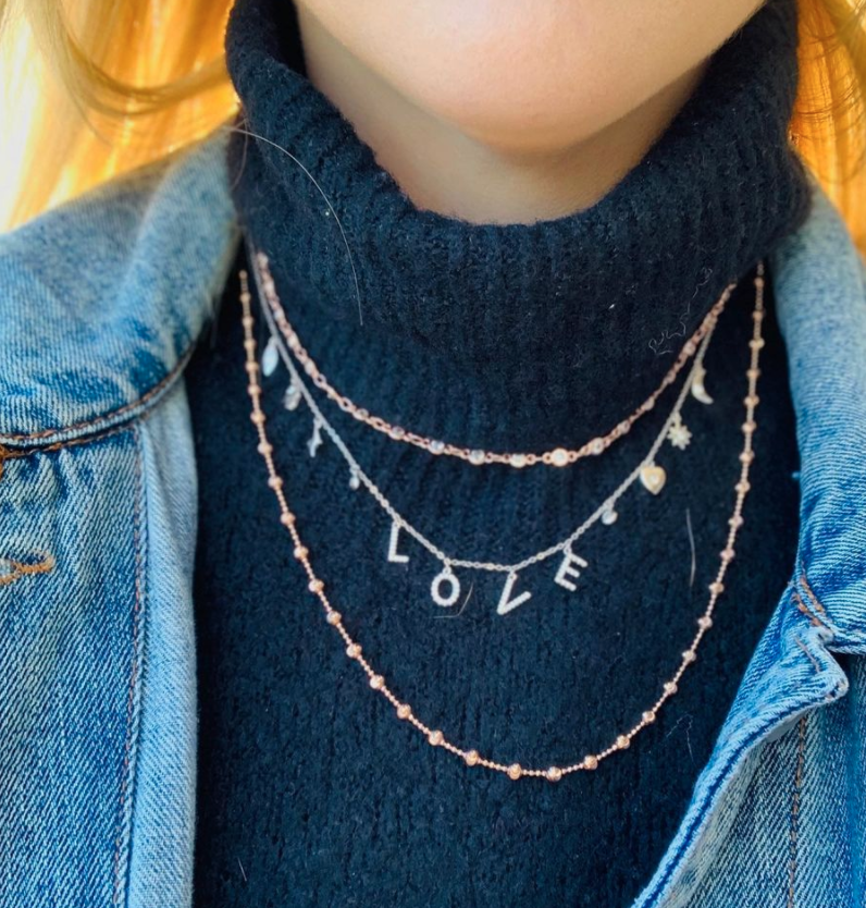 Love Multi Charm Necklace