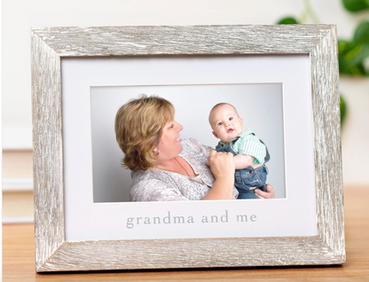 Grandma and Me Sentiment Frame, Rustic