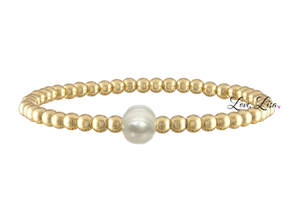 Small Pearl Beaded Bracelet