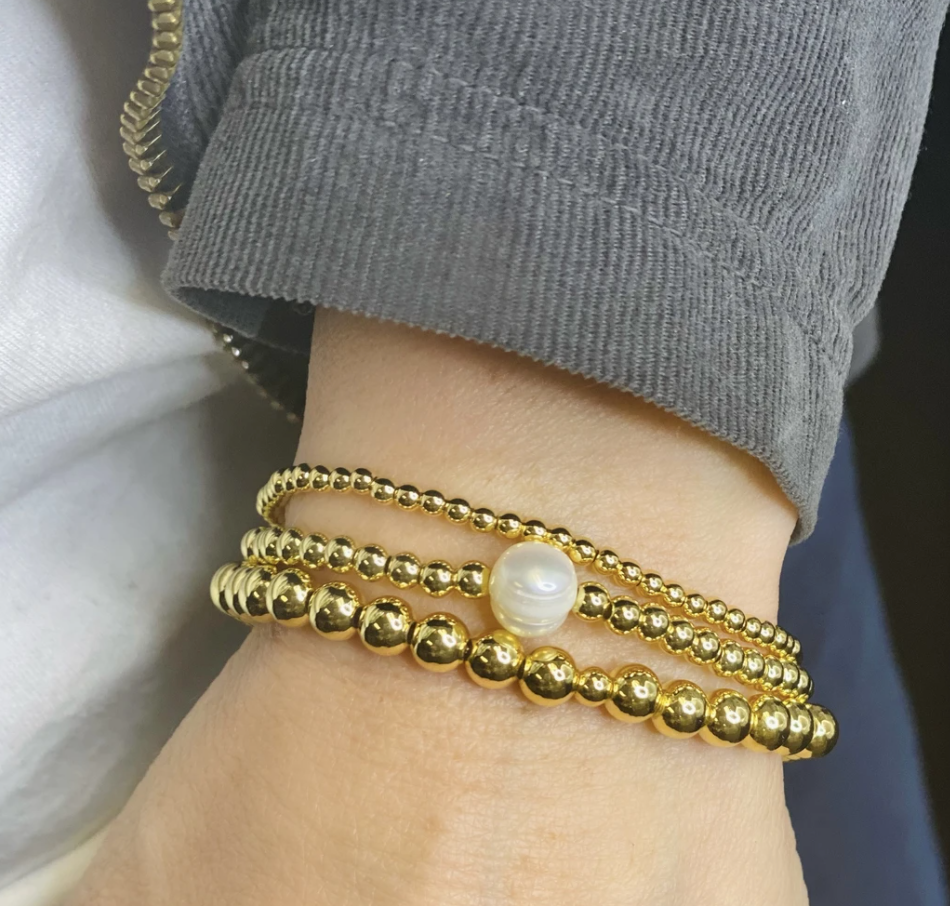 Small Pearl Beaded Bracelet