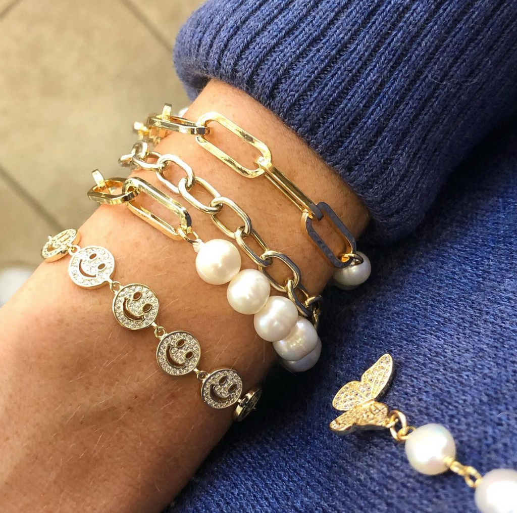 Pearl Chain Bracelet