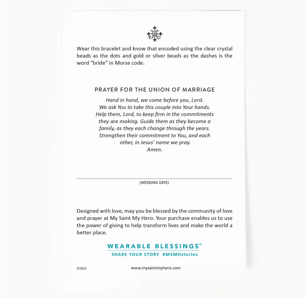 Confirmation Blessing Bracelet