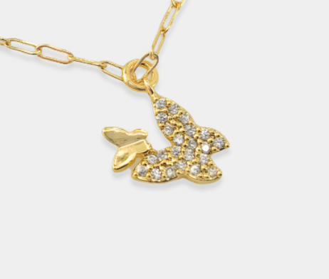 Dainty Butterfly Necklace