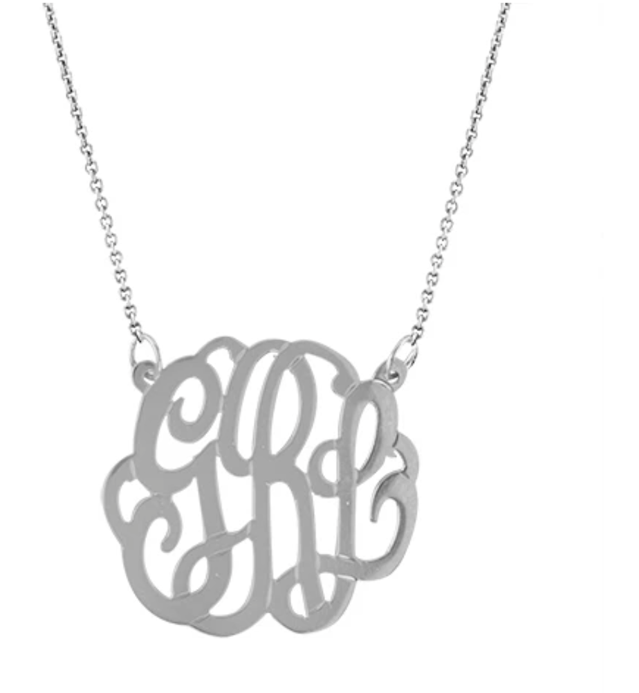 Personalized Medium Monogram Necklace