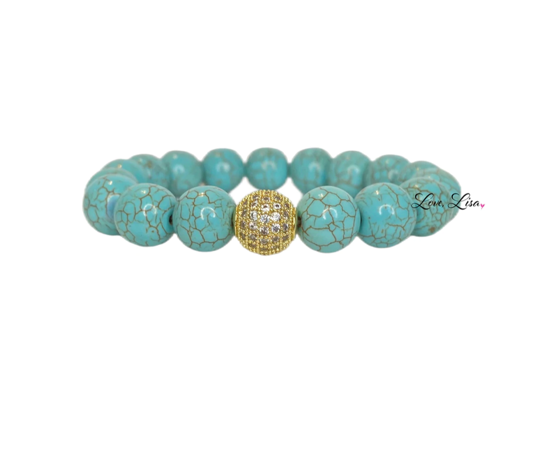 Water Ballet Pave Beaded Bracelet