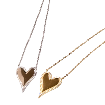 Sparkly Heart Necklace