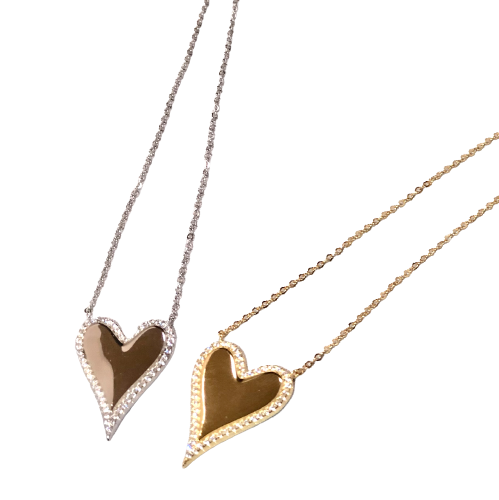 Sparkly Heart Necklace