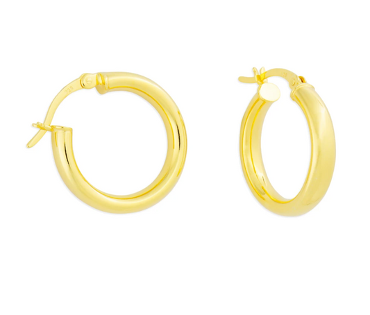 Gold small hoops 