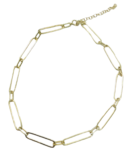 Paperclip Gold Choker