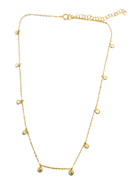 Hanging CZ Necklace
