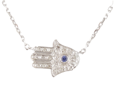 Diamond Hamsa Necklace