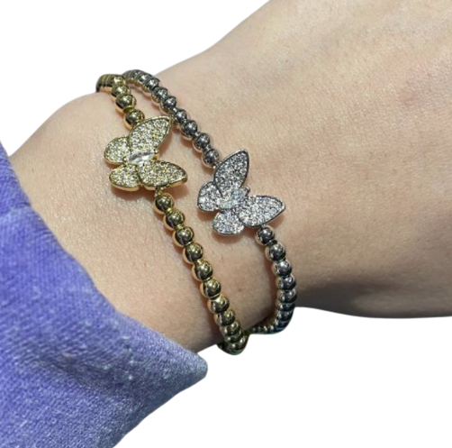 Pave Butterfly Bracelet