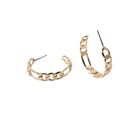 Gold Cuban Hoop