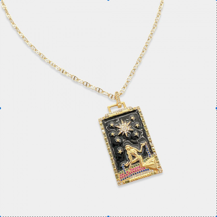 The Star Tarot Chain Necklace