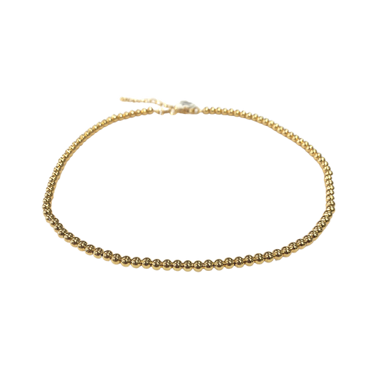 Simple Gold Ball Choker