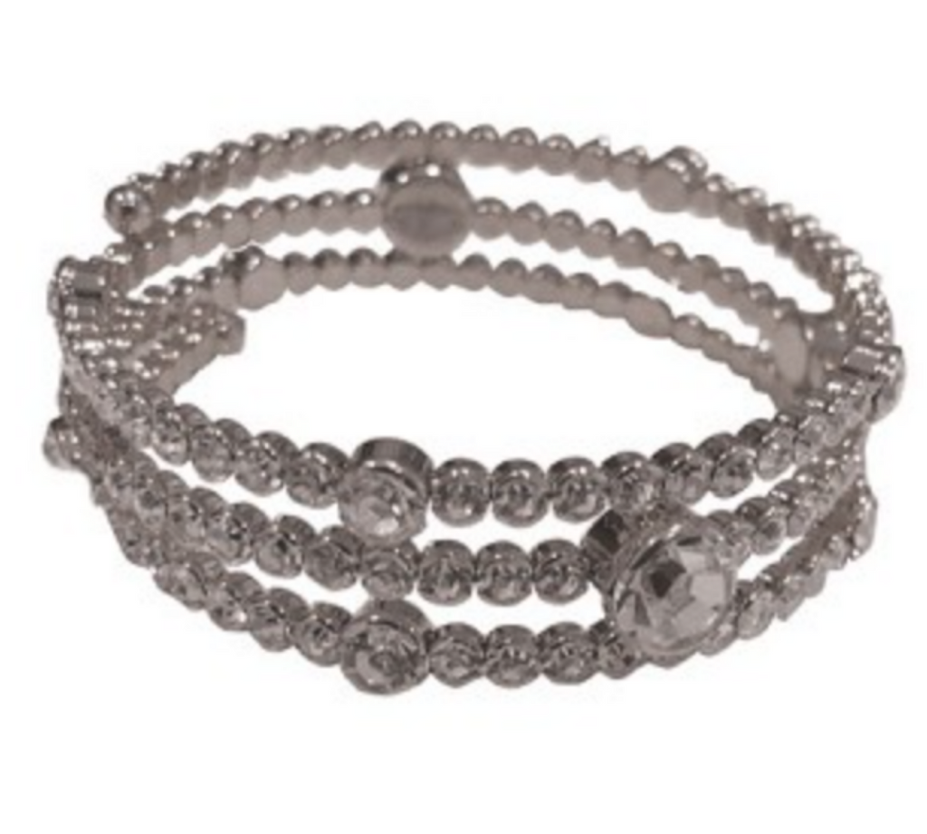 Silver CZ Bangle