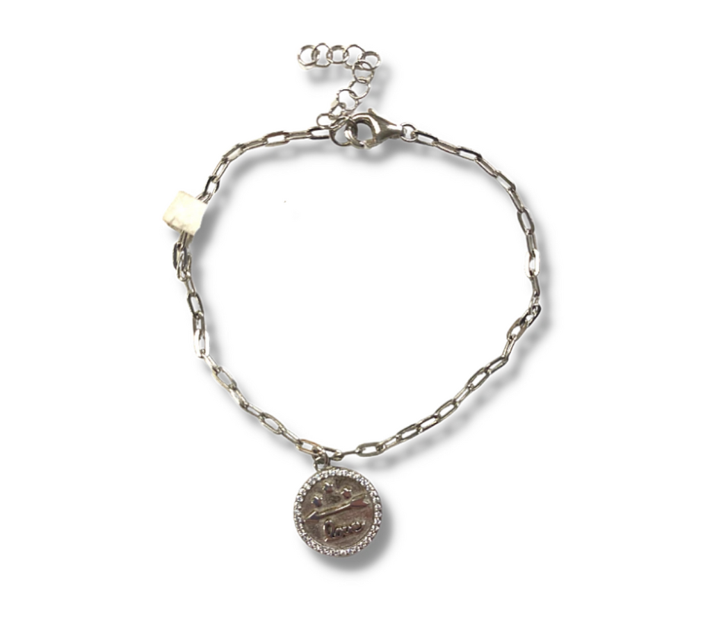 Love Charm Chain Bracelet