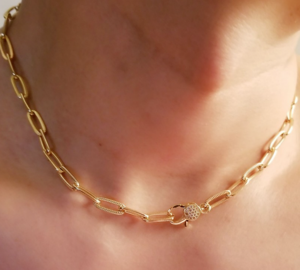 Textured Chain Necklace