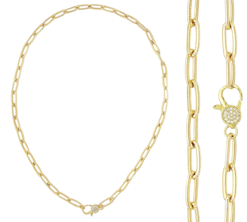 Textured Chain Necklace