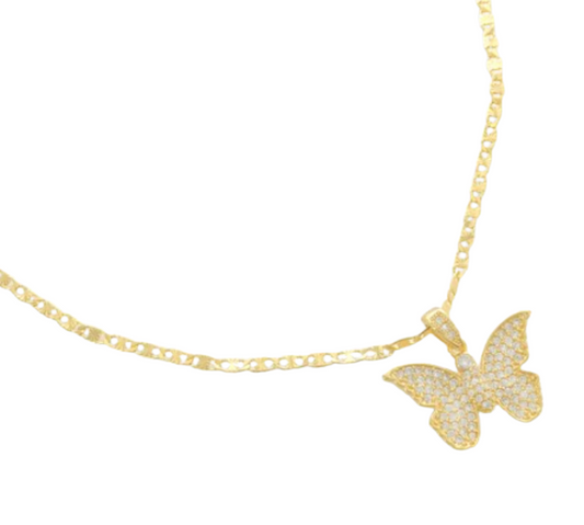 Simple Butterfly Necklace